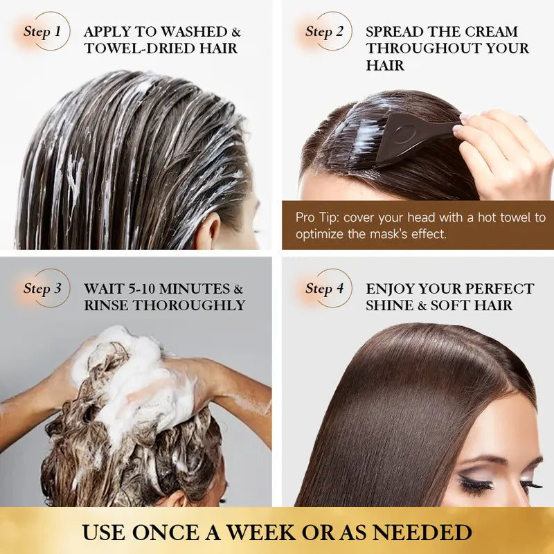 Aomimegel Collagen Hair Mask+Argan Oil Set